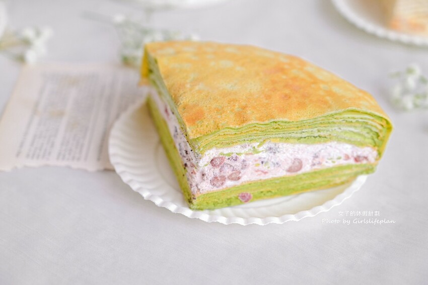 千層蛋糕第一品牌!千層蛋糕口味多達20種可以4拼或8拼,一片不到85元有夠平價