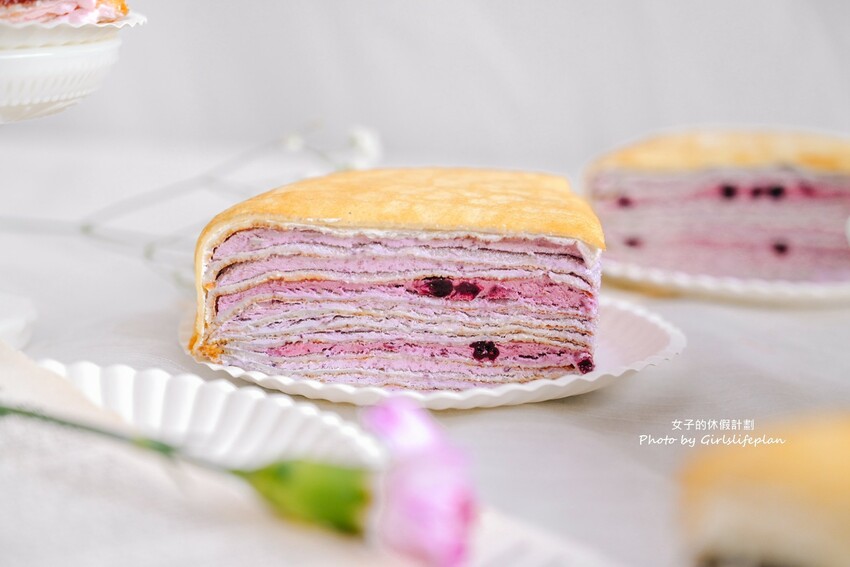 千層蛋糕第一品牌!千層蛋糕口味多達20種可以4拼或8拼,一片不到85元有夠平價