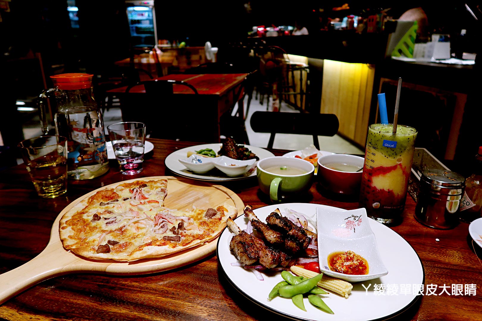 新竹南寮漁港美食，失落沙洲複合式主題餐廳！必點特色窯烤牛排