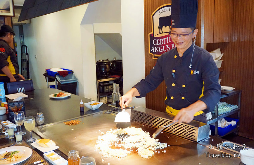 雲林斗六鐵板燒推薦》鐵町心作鐵板料理。傳統套餐真超值,澎湃海陸套餐一次滿足,火燄冰淇淋料理,可帶竉物 - 小潔趴趴走旅遊札記