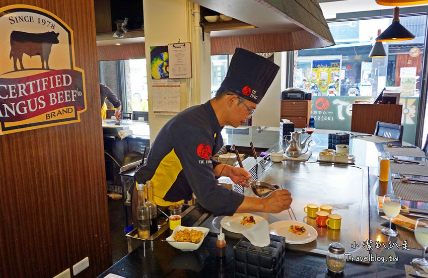 雲林斗六鐵板燒推薦》鐵町心作鐵板料理。傳統套餐真超值,澎湃海陸套餐一次滿足,火燄冰淇淋料理,可帶竉物 - 小潔趴趴走旅遊札記