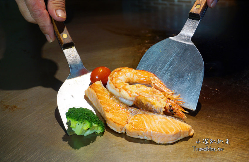 雲林斗六鐵板燒推薦》鐵町心作鐵板料理。傳統套餐真超值,澎湃海陸套餐一次滿足,火燄冰淇淋料理,可帶竉物 - 小潔趴趴走旅遊札記