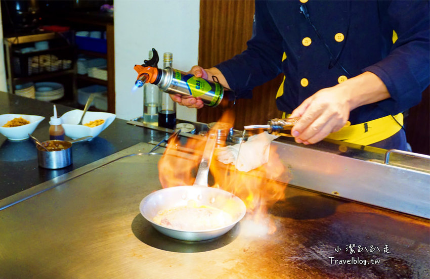 雲林斗六鐵板燒推薦》鐵町心作鐵板料理。傳統套餐真超值,澎湃海陸套餐一次滿足,火燄冰淇淋料理,可帶竉物 - 小潔趴趴走旅遊札記