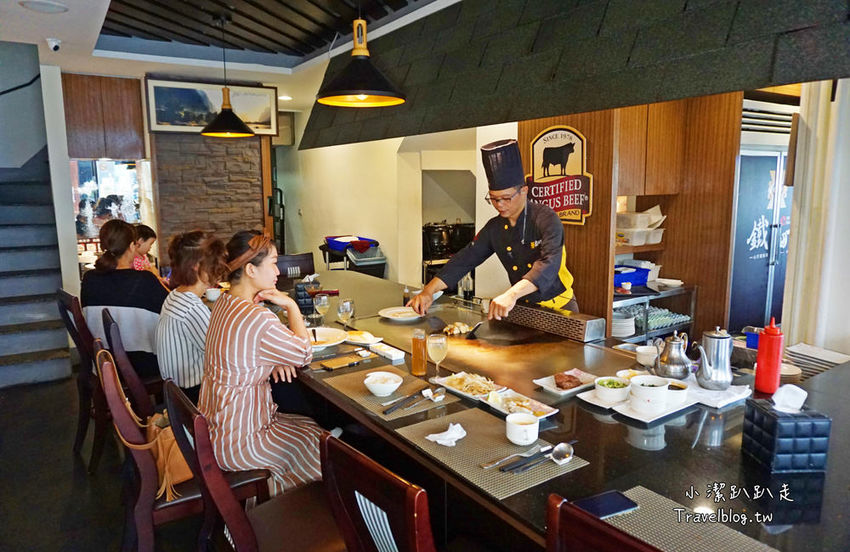 雲林斗六鐵板燒推薦》鐵町心作鐵板料理。傳統套餐真超值,澎湃海陸套餐一次滿足,火燄冰淇淋料理,可帶竉物 - 小潔趴趴走旅遊札記