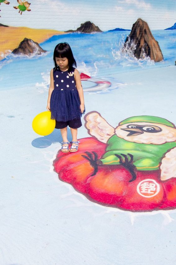 【玩樂.屏東】全台唯一巨型便利箱彩繪郵局/枋山郵局~可愛伯勞鳥郵差幫你送信,還有3D地景可拍照