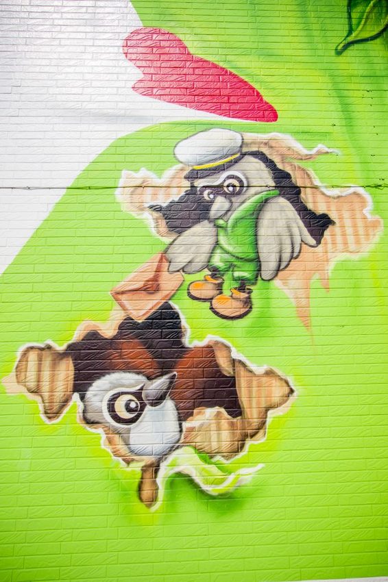 【玩樂.屏東】全台唯一巨型便利箱彩繪郵局/枋山郵局~可愛伯勞鳥郵差幫你送信,還有3D地景可拍照