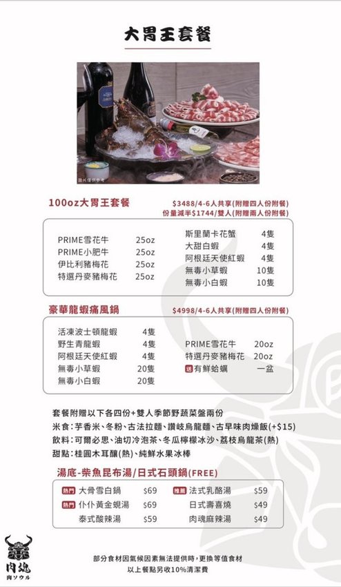 肉魂和牛鑄鐵料理:台中美食│肉魂鑄鐵料理〃北屯火鍋推薦~單人大胃王霸氣登場!肉量超驚人,還有豐富海鮮厚里呷免驚~