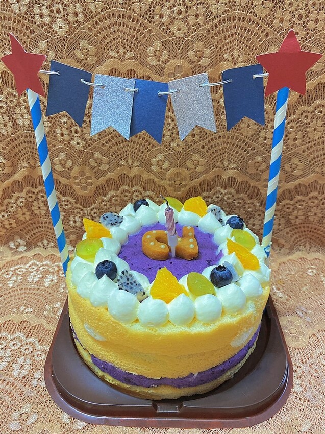 [寶寶蛋糕推薦]日福寶寶蛋糕-紫薯寶寶蛋糕#日福#桃園蛋糕店#寶寶蛋糕#週歲蛋糕#新手媽媽#親子#慶生#抓週#生