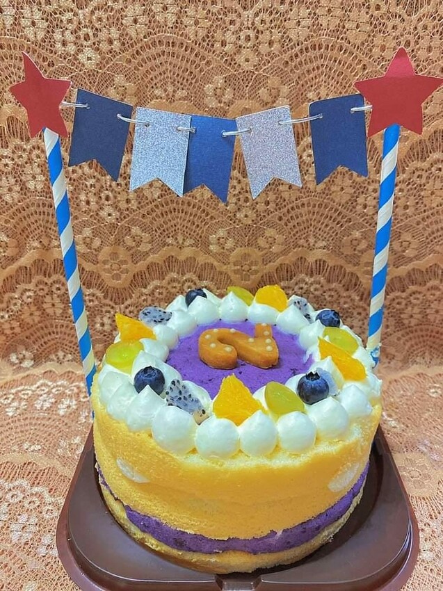 [寶寶蛋糕推薦]日福寶寶蛋糕-紫薯寶寶蛋糕#日福#桃園蛋糕店#寶寶蛋糕#週歲蛋糕#新手媽媽#親子#慶生#抓週#生