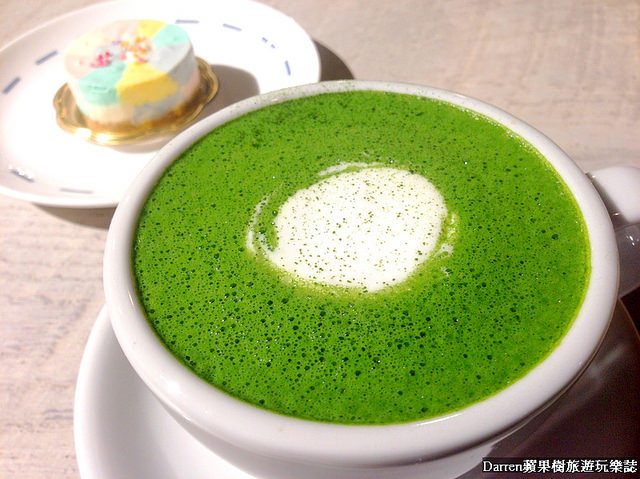 『桃園中壢下午茶』拾事咖啡★彩虹生乳酪甜點小巧可愛/抹茶控別錯過小山園抹茶歐蕾/文青風咖啡店無限制用餐時間不收服務費提供插座