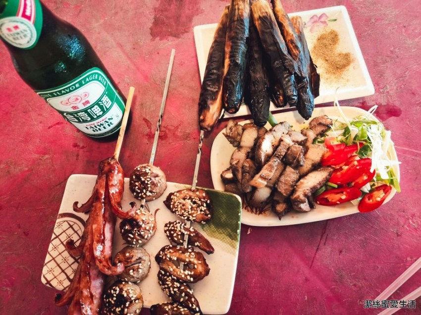 十分瀑布 休息吃喝