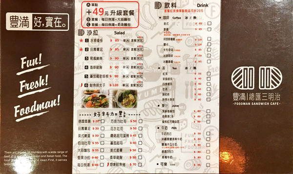 ［桃園市 中壢區］豐滿總匯三明治 豐滿中壢中原店 早起後的大滿足  中壢早午餐 咖啡下午茶 中原夜市 中原大學