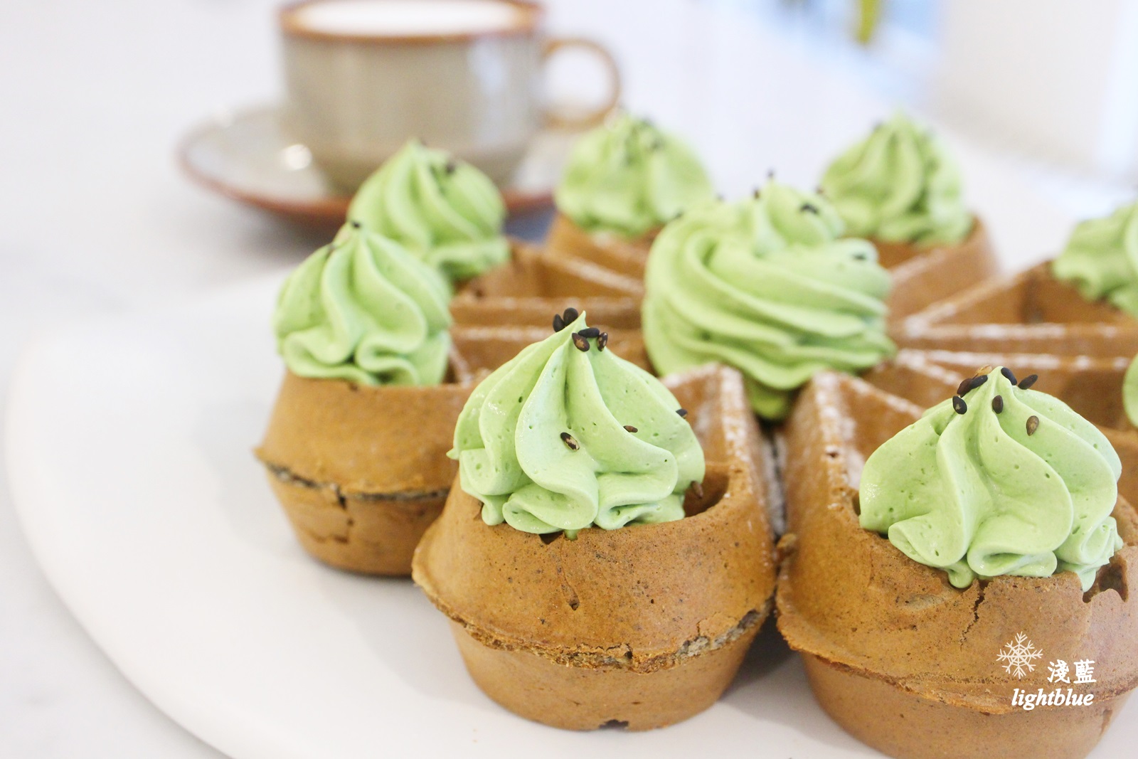 [ 民生社區咖啡店 ] 4MANO caffe ～民生店限定黑芝麻抹茶麻糬鬆餅