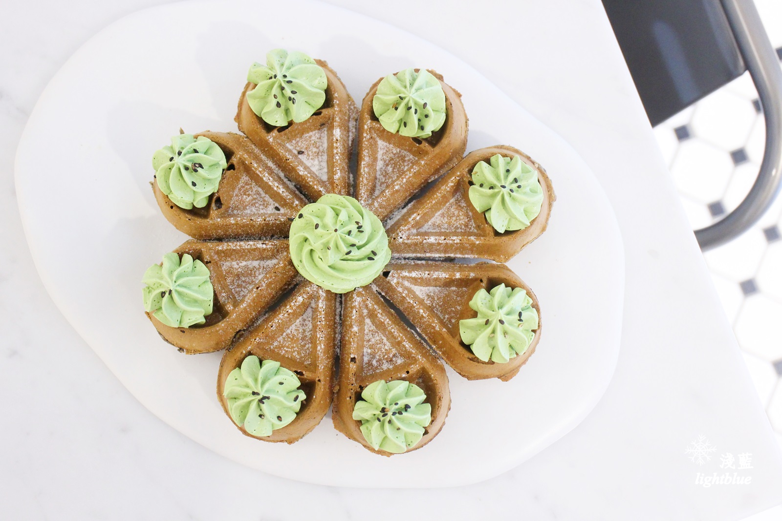 [ 民生社區咖啡店 ] 4MANO caffe ～民生店限定黑芝麻抹茶麻糬鬆餅