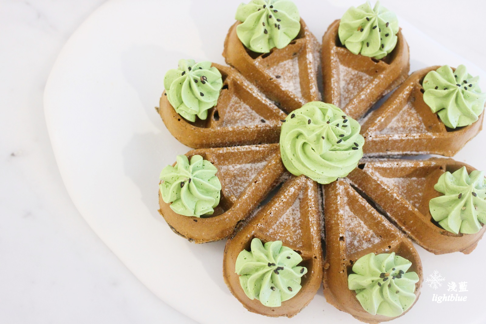 [ 民生社區咖啡店 ] 4MANO caffe ～民生店限定黑芝麻抹茶麻糬鬆餅