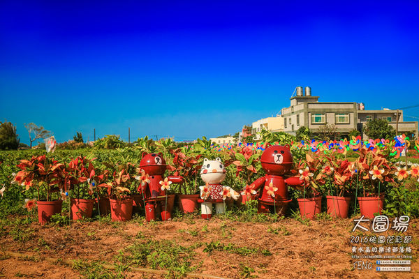 2016桃園花彩節|桃園市蘆竹區文青風暨大園區農村風花海盛事登場，怎麼拍怎麼美的超好拍場地。