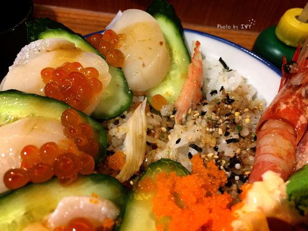 信兵衛 甜蝦干貝丼丼