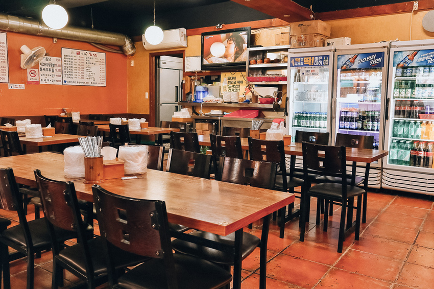 韓國釜山美食 百年鐵鍋炸雞백년가마솥통닭