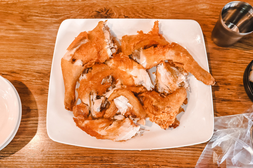 韓國釜山美食 百年鐵鍋炸雞백년가마솥통닭