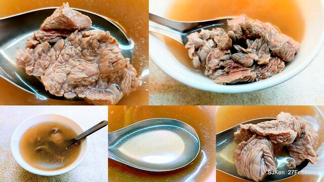 「台牛牛肉湯」(Beef soup & fried dishes store), Taipie, Taiwan, Feb 27,2022.