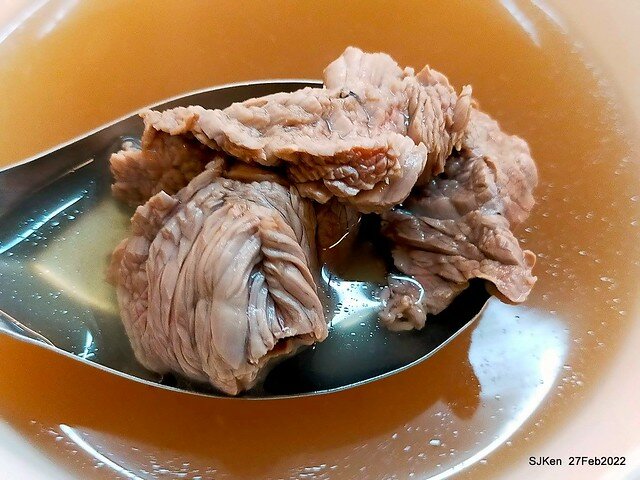 「台牛牛肉湯」(Beef soup & fried dishes store), Taipie, Taiwan, Feb 27,2022.