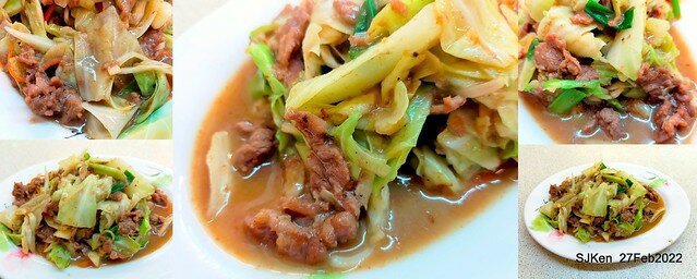 「台牛牛肉湯」(Beef soup & fried dishes store), Taipie, Taiwan, Feb 27,2022.