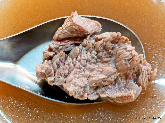 「台牛牛肉湯」(Beef soup & fried dishes store), Taipie, Taiwan, Feb 27,2022.