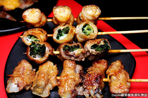 『桃園中壢深夜食堂』串燒小棧★創意串物大集合各式捲類燒烤好吃CP值又高/中壢宵夜燒烤串物攤