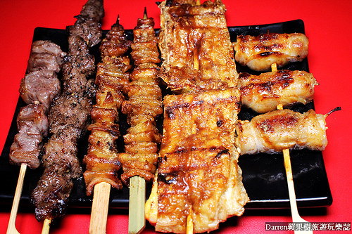 『桃園中壢深夜食堂』串燒小棧★創意串物大集合各式捲類燒烤好吃CP值又高/中壢宵夜燒烤串物攤