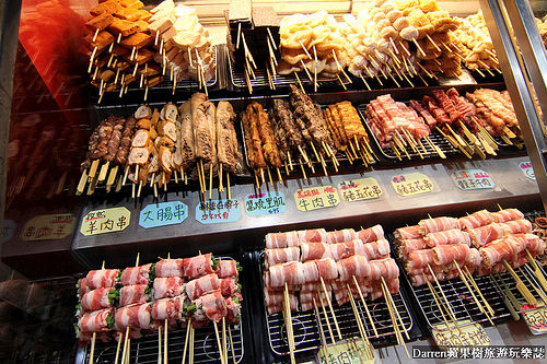 『桃園中壢深夜食堂』串燒小棧★創意串物大集合各式捲類燒烤好吃CP值又高/中壢宵夜燒烤串物攤