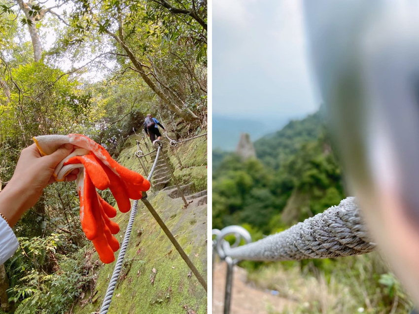 搭火車遊孝子山一次攻頂挑戰刺激三顆山~走捷徑效率攻頂普陀山!