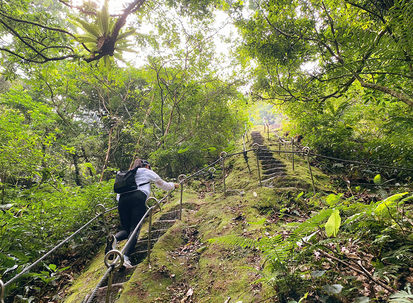 搭火車遊孝子山一次攻頂挑戰刺激三顆山~走捷徑效率攻頂普陀山!