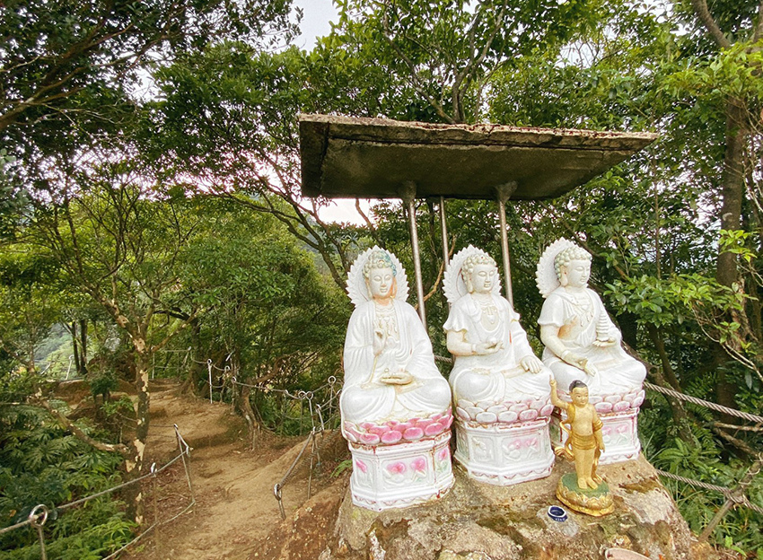 搭火車遊孝子山一次攻頂挑戰刺激三顆山~走捷徑效率攻頂普陀山!