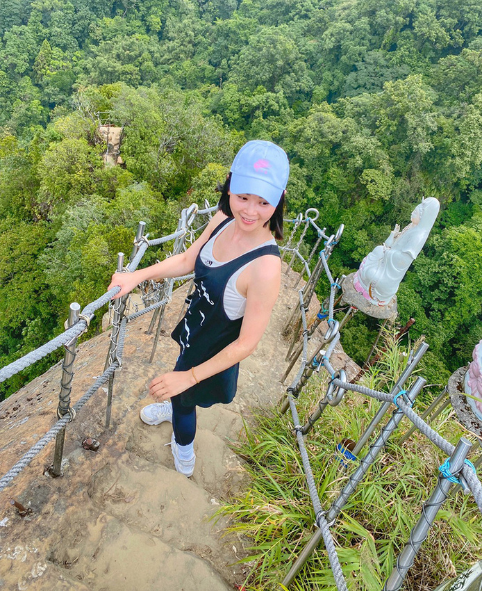 搭火車遊孝子山一次攻頂挑戰刺激三顆山~走捷徑效率攻頂普陀山!