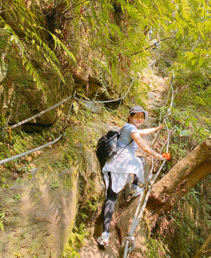 搭火車遊孝子山一次攻頂挑戰刺激三顆山~走捷徑效率攻頂普陀山!