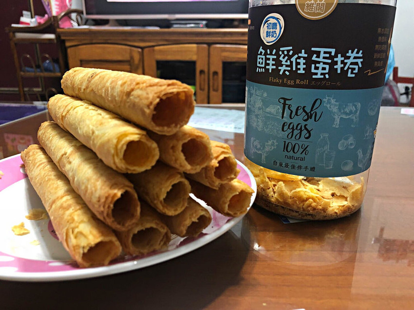 【宅配】台東伴手禮/維閣鮮雞蛋捲土雞蛋蛋捲/紅烏龍蛋捲/初鹿鮮奶蛋捲/