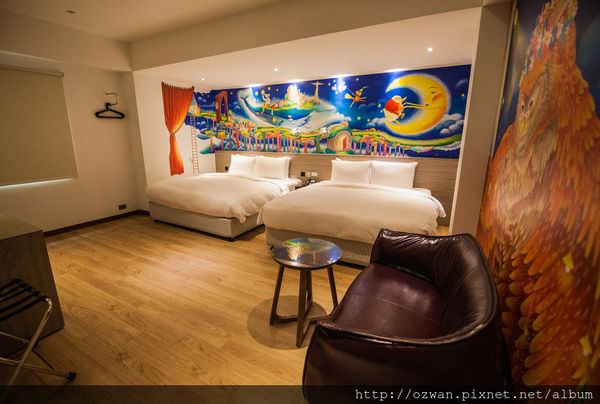 [住宿]住進童話世界裡的幻彩花園～高雄秝芯旅店（駁二愛河館）。