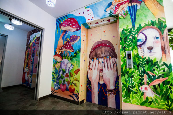 [住宿]住進童話世界裡的幻彩花園～高雄秝芯旅店（駁二愛河館）。