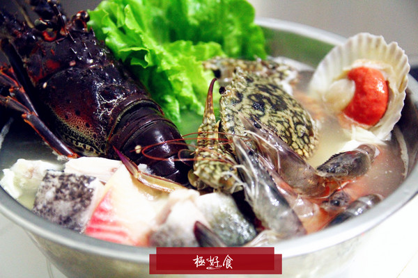 極好食：【宅配。鍋物】 樂天市場-極好食 貝里斯龍蝦鍋 傳說中的痛風鍋  特價海鮮火鍋組合