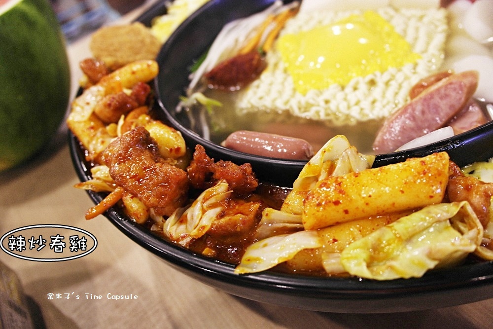 [台南永康區]OMAYA春川炒雞 -一鍋3吃的辛普森鍋，美味的韓式料理!