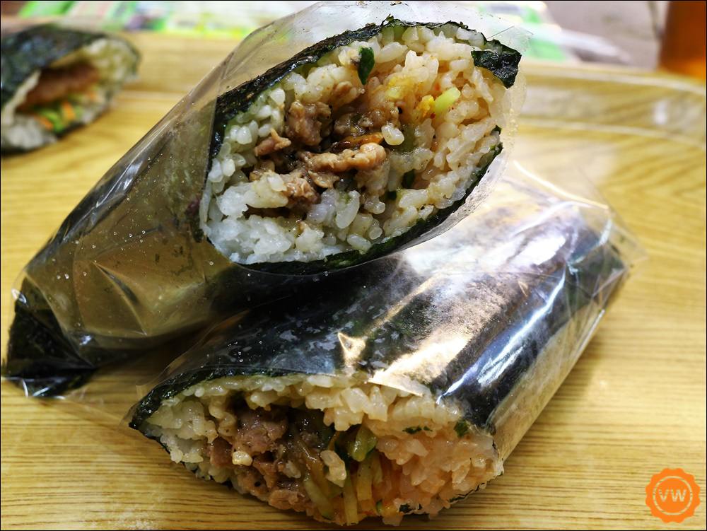 溪湖美食│銅板美食：巧也飽海苔飯捲-溪湖總店