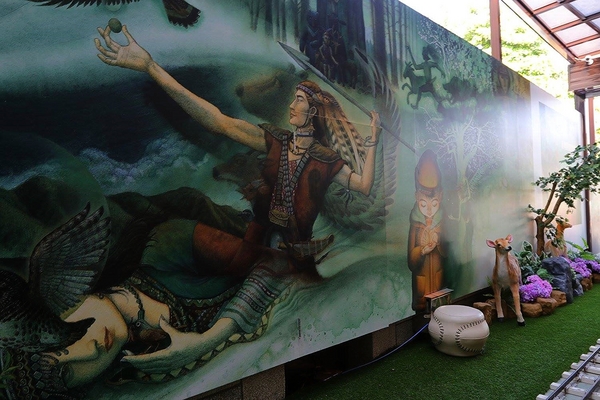 北門森鐵故事館：【嘉義景點】北門森鐵故事館/親子旅遊/鐵路鐵道迷/虛擬VR鐵道自行車/乘坐櫻花精靈小火車欣賞春神跳舞的森林繪本場景