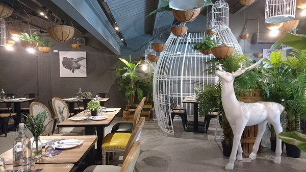 J.C.co藝術廚房:高雄~J.C.co藝術廚房~走進童話般的夢幻森林~鳥籠白鹿造景美到令人驚豔~CP值超高的主題餐廳~