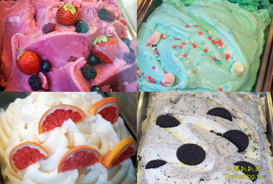 台中冰店推薦|台中麗寶Outlet Mall-少女夢幻系散步甜食!CAPATINA 義大利冰淇淋,無脂果霜冰淇淋好吃.低熱量.無反式脂肪又沒負擔~ - 小潔趴趴走(台灣旅遊)