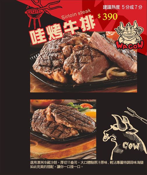 『哇烤大口炙燒牛排』肉食主義 哇烤牛排真的很哇靠!35oz大霸牛排等你來挑戰