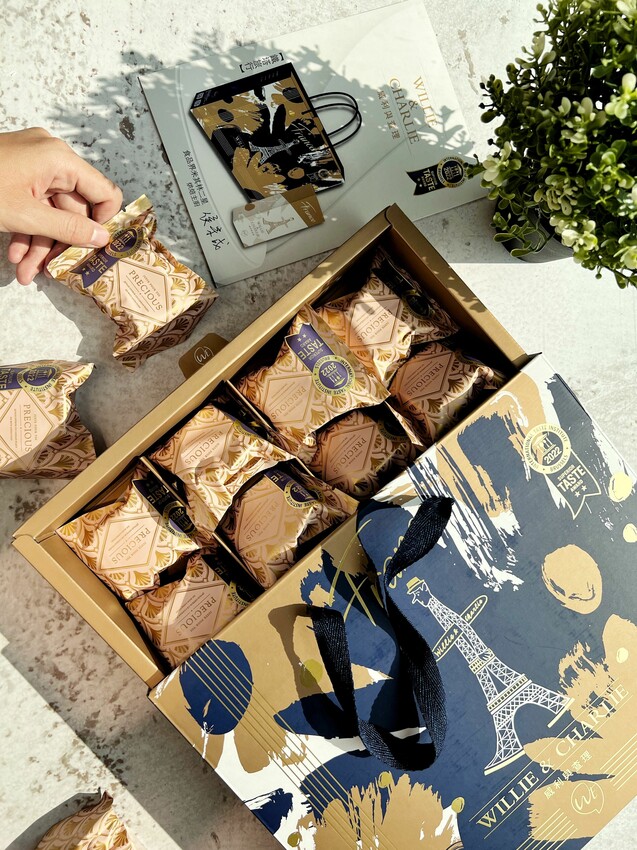 法式金旺酥禮盒｜蟹膏般濃郁口感｜2022年榮獲iTQi全球最佳風味獎！威利與查理手作烘焙坊獨家推出｜中秋送禮新選擇 - 萍姐愛分享