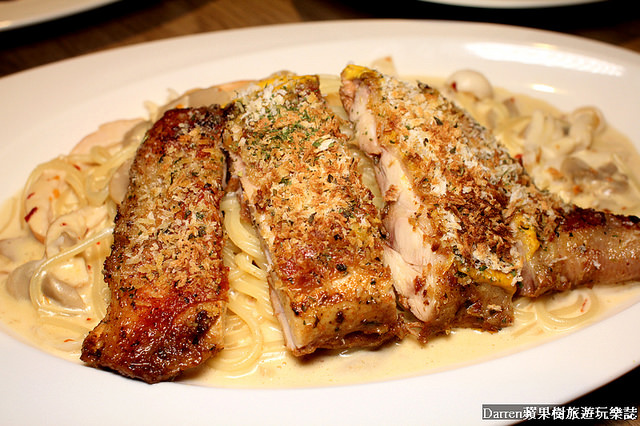 『桃園ATT筷食尚』蘑菇森林義大利麵坊(桃園店)★童話森林風主題餐廳/排餐加義大利麵雙主餐份量十足