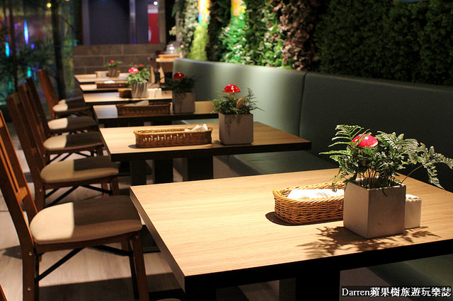 『桃園ATT筷食尚』蘑菇森林義大利麵坊(桃園店)★童話森林風主題餐廳/排餐加義大利麵雙主餐份量十足