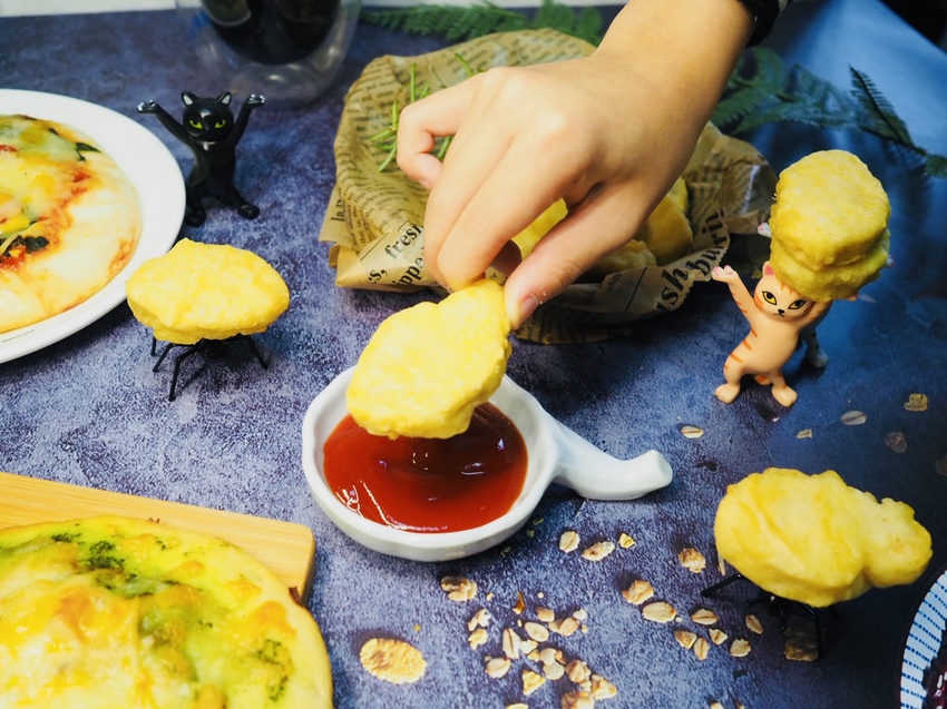 網購美食 原味時代 減醣也能兼具吃美食 輕卡豆渣厚雞塊+手工窯烤披薩Pizza 文末有折扣碼 - 藍色棉花糖咬蕃茄