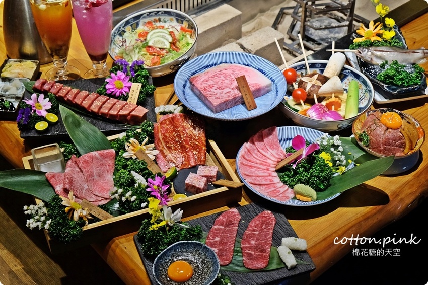 台中燒肉推這家-締藏和牛燒肉整條牛舌全上桌真的太狂啦!